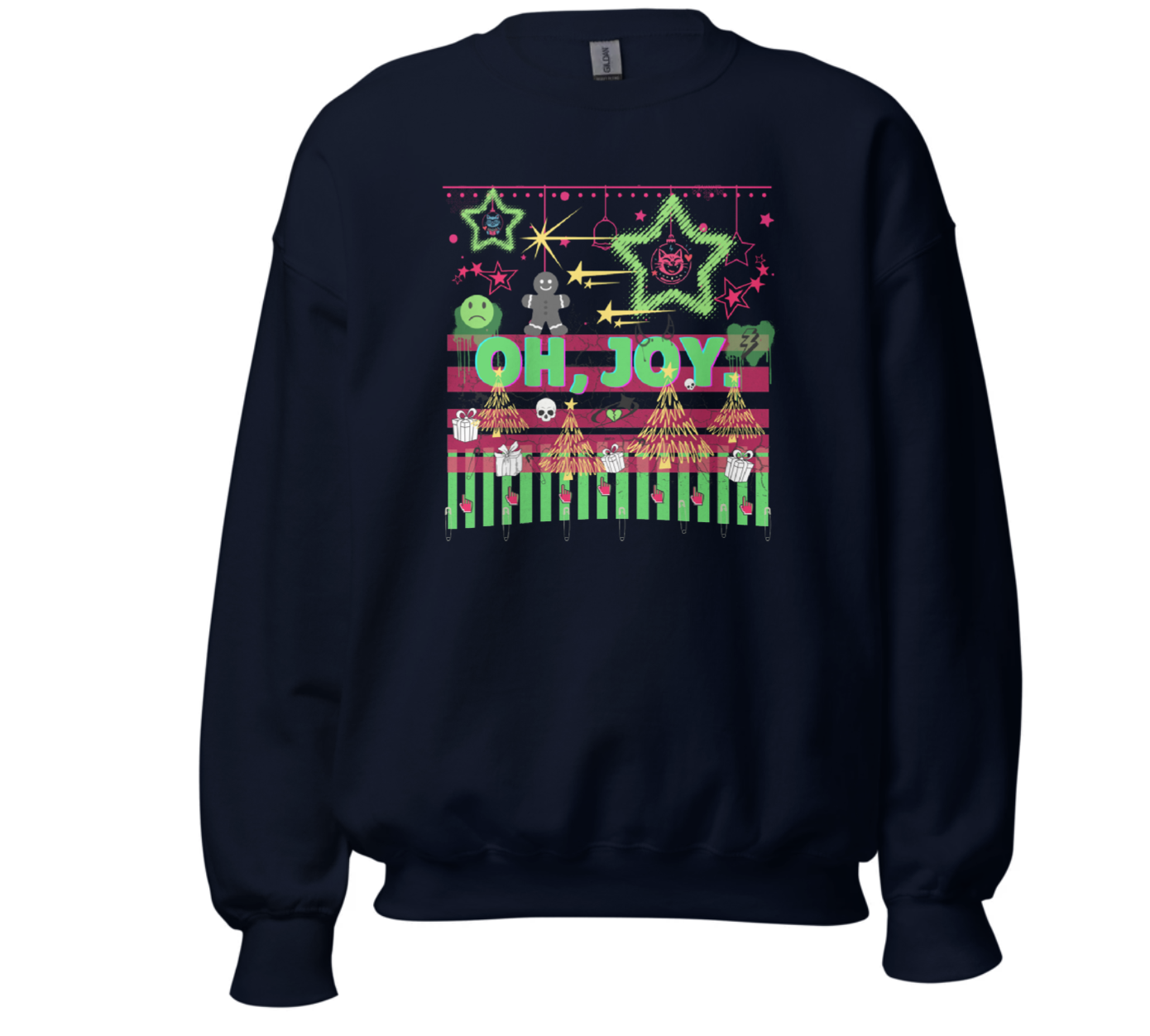 Oversized Ugly Christmas Sweatshirt – LIMITED Edition – Black