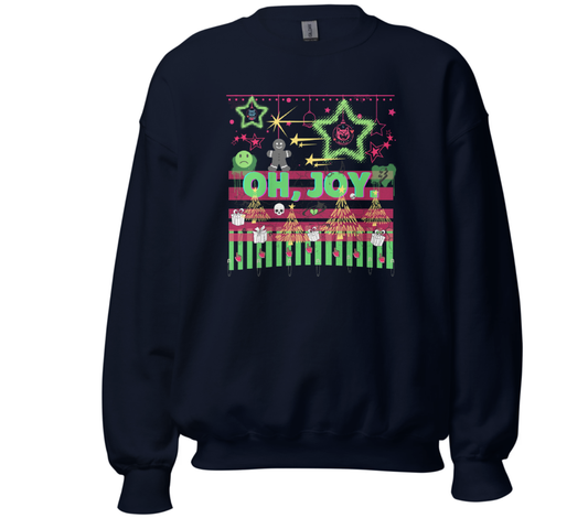 Oversized Ugly Christmas Sweatshirt – LIMITED Edition – Black